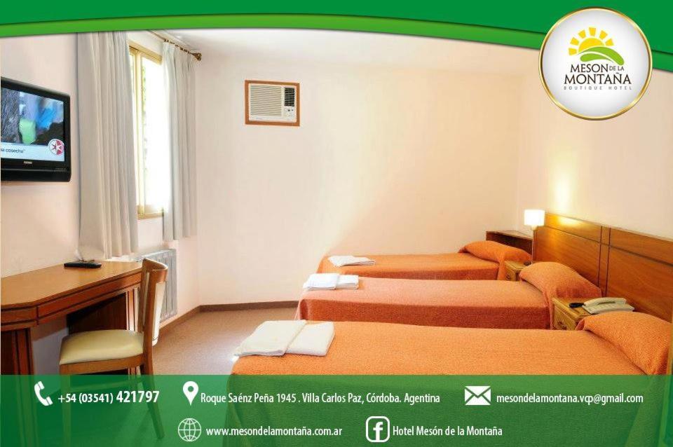 Meson De La Montana Hotel Villa Carlos Paz Eksteriør billede